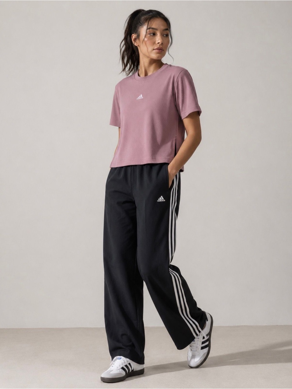 Women's Pink  T-shirt adidas X Zoe Saldana - 2XS
